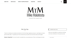 Desktop Screenshot of mikemalatesta.com